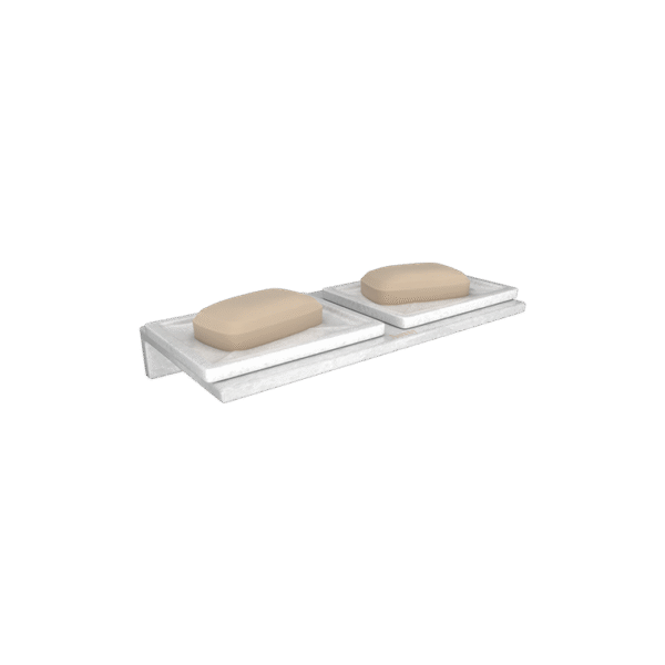 AM 717 - Square Double Soap Dish